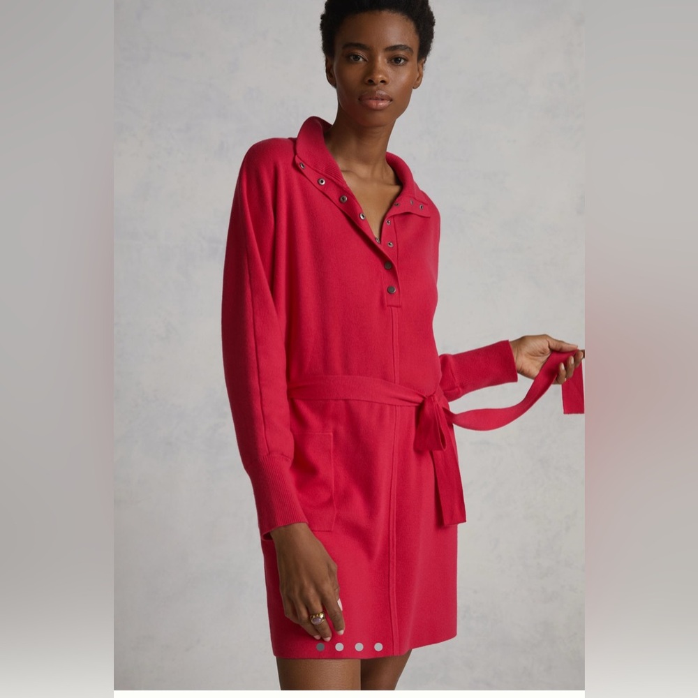 Daily Practice Hot Pink knit Sweater Dress
